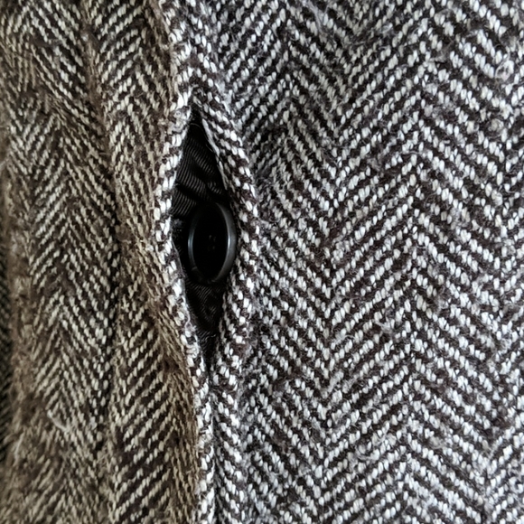Zara Tweed Pea Coat - Picture 8 of 11